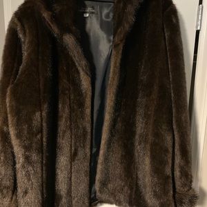 SABLE CLASSIC FAUX FUR JACKET